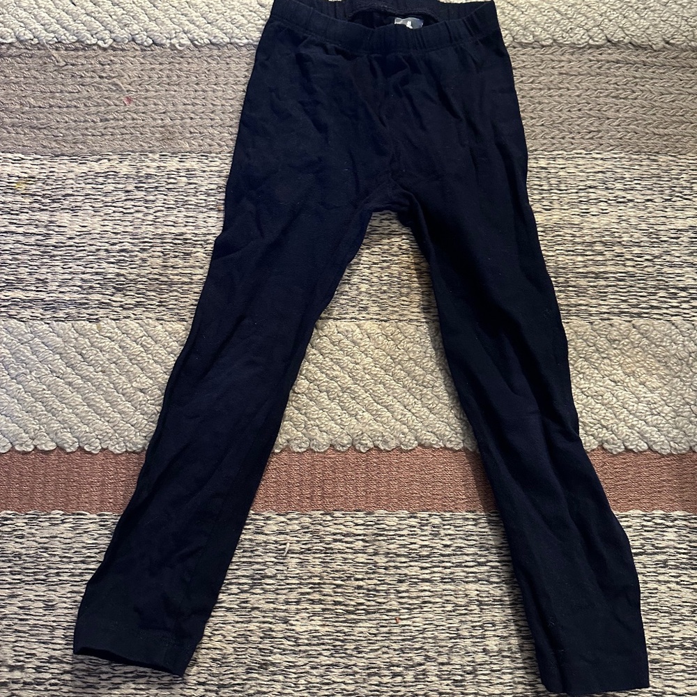 Girls Black Leggings